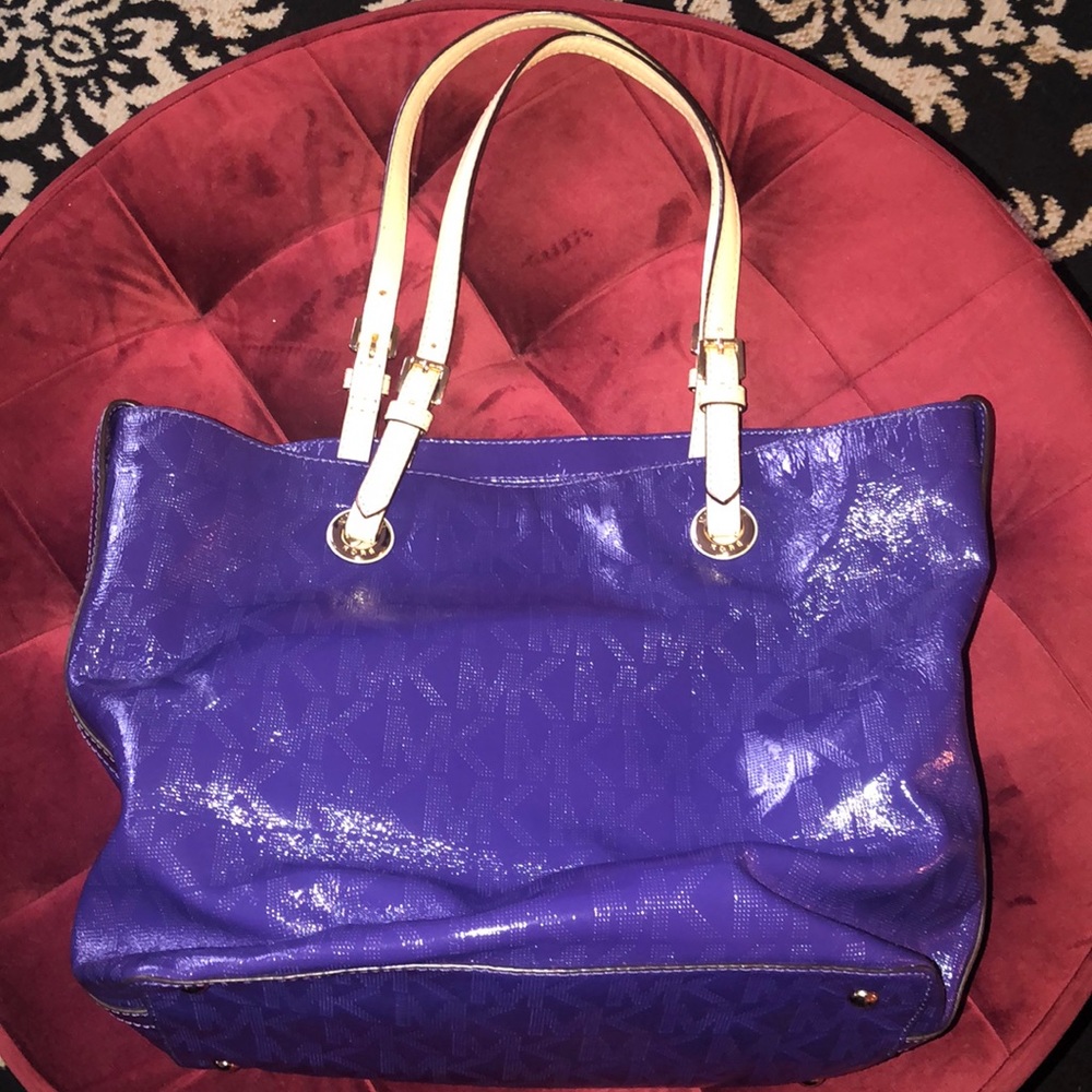 Purple Michael kors bag